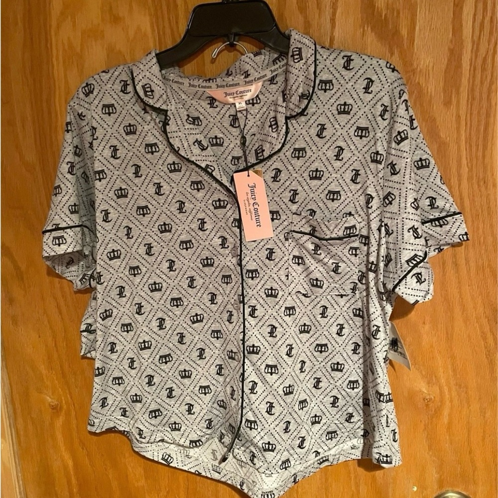 Juicy Couture 2 piece pajama set